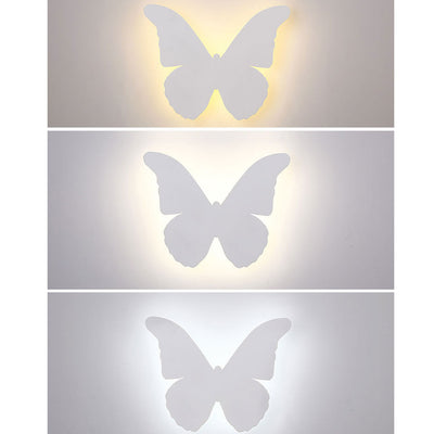 Nordische minimalistische LED-Wandleuchte im Schmetterlingsdesign