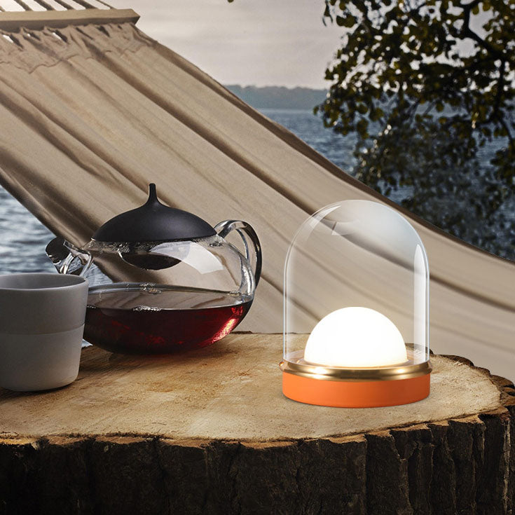 Nordic Creative Space Capsule Acrylic LED Rechargeable Outdoor Table Lamp