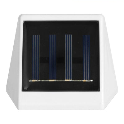 Outdoor Waterproof Plastic Solar LED Garden Wall Sconce Lamp