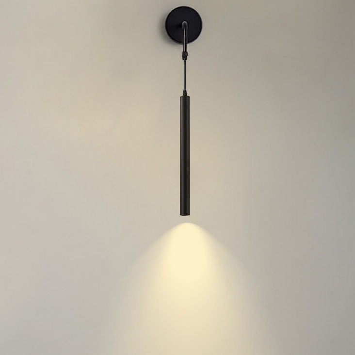 Nordic Minimalist Long Cylindrical Spotlight LED Wall Sconce Lamp