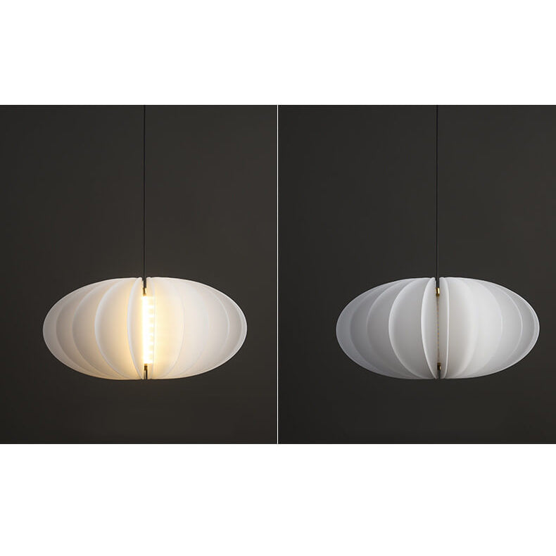 Modern Minimalist Pure White Creative Shape PE LED Pendant Light