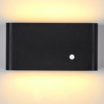 Human Body Induction Rechargeable Magnetic LED Outdoor Wall Sconce Lamp