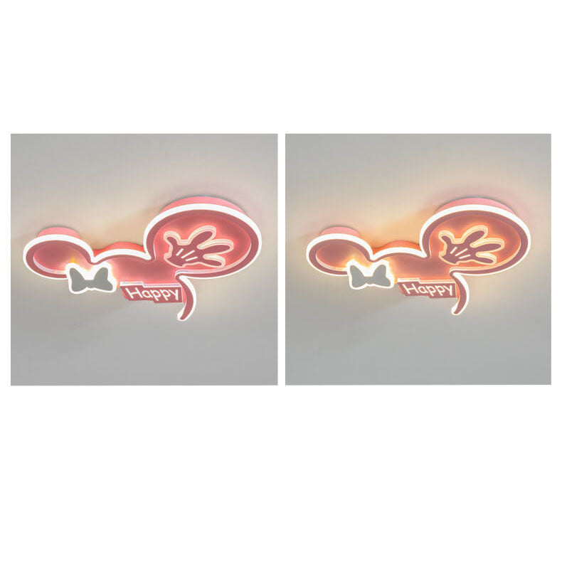 Dessin animé créatif Minnie LED enfants plafonnier encastré 