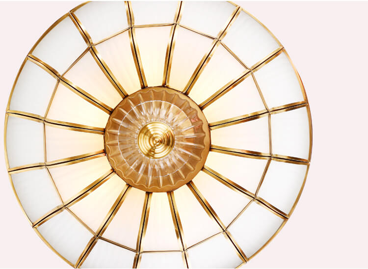 Modern Lights Luxury All-copper 3/6-Light Flush Mount Ceiling Light