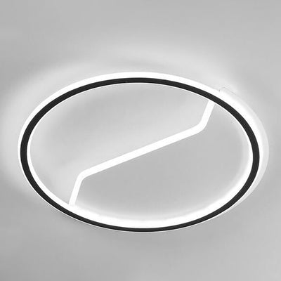 Lumière LED encastrée créative ronde simple moderne nordique 