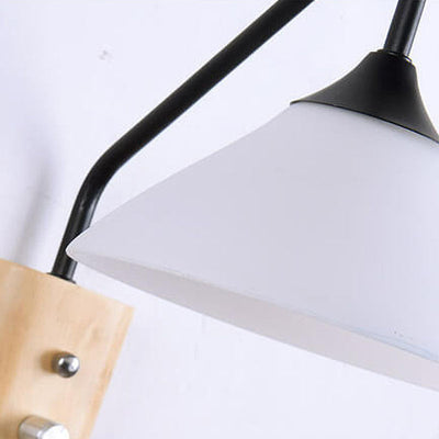 Moderne minimalistische drehbare LED-Wandleuchte