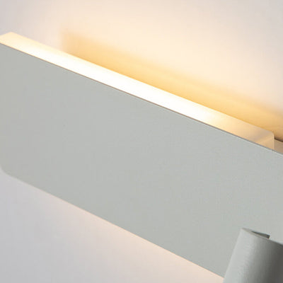 Minimalist Creative Rectangular Rotating Spotlight LED Wall Sconce Lamp