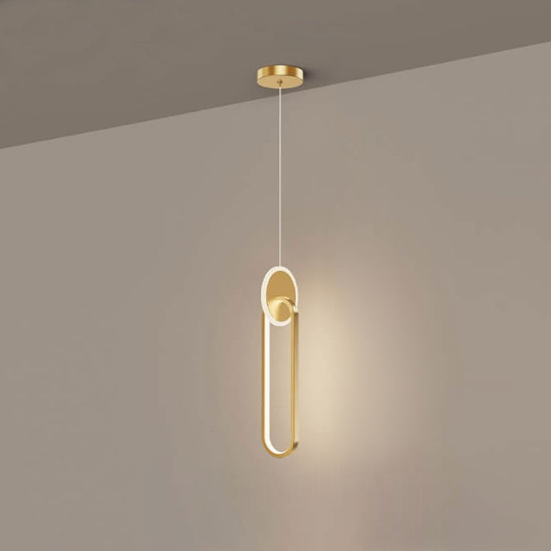 Modern Minimalist All-copper LED 1-Light Pendant Light
