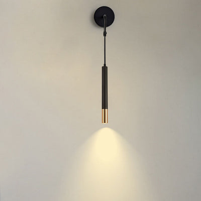 Nordic Minimalist Long Cylindrical Spotlight LED Wall Sconce Lamp