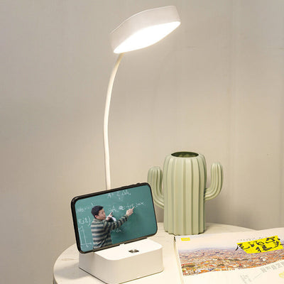 Simple Square Rechargeable Folding Touch LED Eye Care Desk Lamp