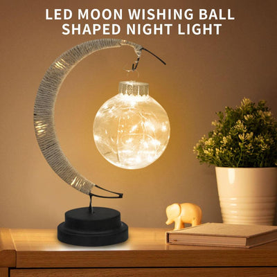 Wishing Ball Moon LED Nachtlicht Dekoration Tischlampe 