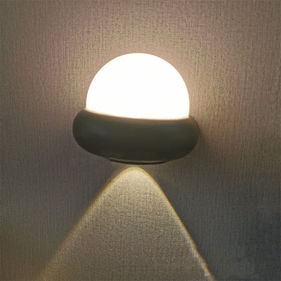 Simple Half Spherical LED Outdoor Waterproof Wall Sconce Lamp