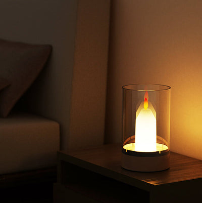 Kerzenlicht-Atmosphäre Dekorative Nachtlicht-Tischlampe 