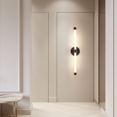 Moderne, minimalistische Röhren-Acryl-1-Licht-LED-Wandleuchte 