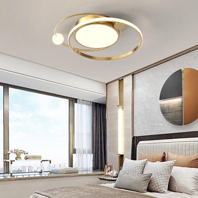 Nordic Round Circle LED Flush Mount Ceiling Light