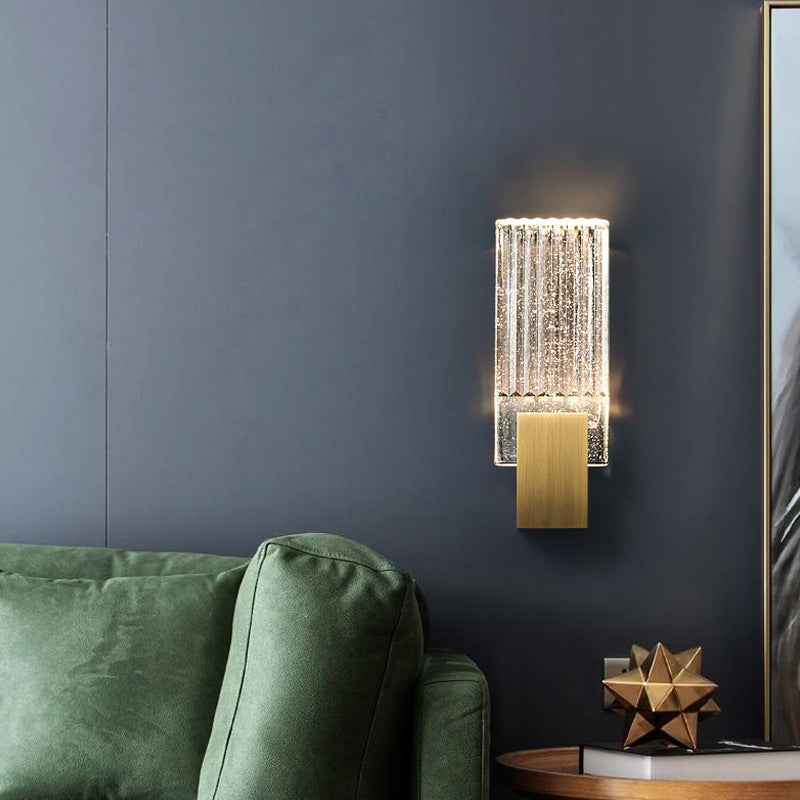 Modern Bubble Crystal Square Luxury LED Wall Sconce Lamp