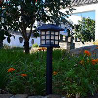 Lanterne solaire carrée à LED, éclairage d'extérieur, étanche, prise de terre, pour jardin 