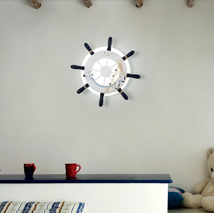 Creative Rudder Acryl 1-Licht LED-Wandleuchte 