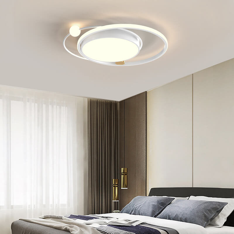 Nordic Round Circle LED Flush Mount Ceiling Light