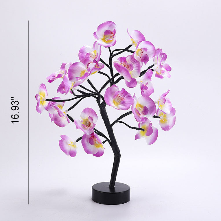 Modern Creative Phalaenopsis Tree LED Night Light Table Lamp