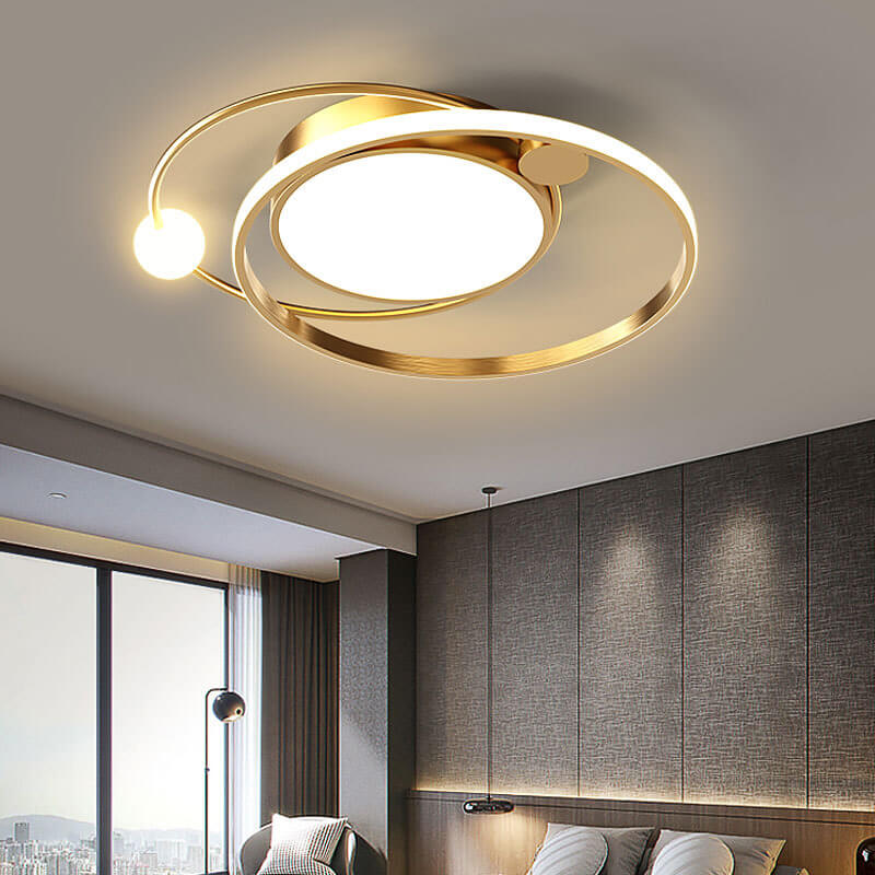 Nordic Round Circle LED Flush Mount Ceiling Light