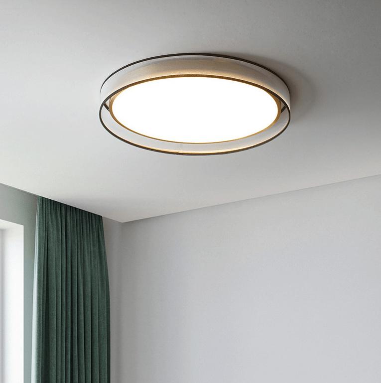 Moderne Einfachheit, runde, dünne 1-Licht-LED-Deckenleuchte für bündige Montage 
