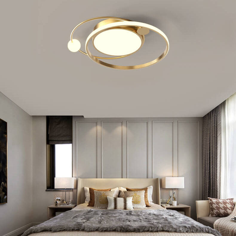 Nordic Round Circle LED Flush Mount Ceiling Light