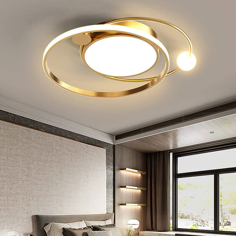 Nordic Round Circle LED Flush Mount Ceiling Light