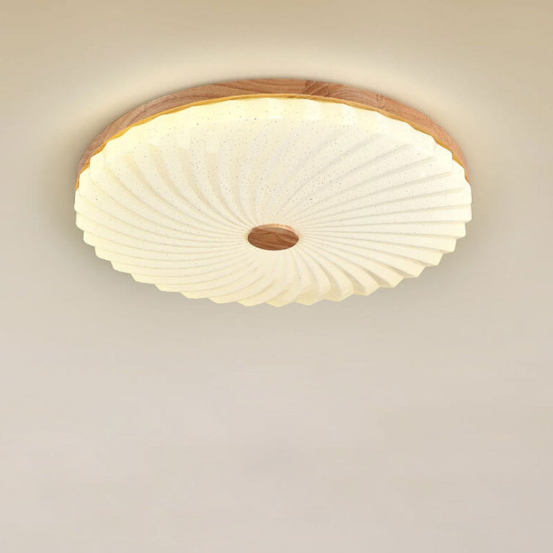 Lampe encastrée à LED ronde simple en rondins chinois 
