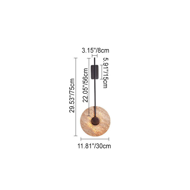 Moderne minimalistische drehbare LED-Wandleuchte