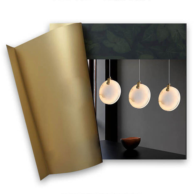 Nordic Light Luxury Marble All Copper LED-Pendelleuchte 