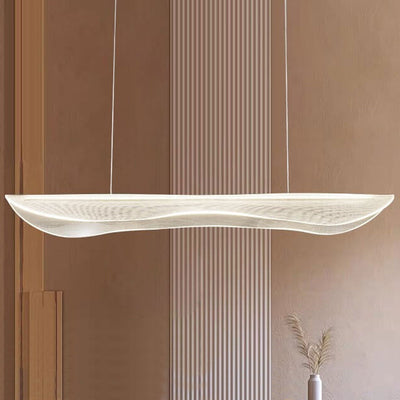 Moderner heller Luxus-Acryl-Long-Leaf-Design-Insel-Licht-LED-Kronleuchter