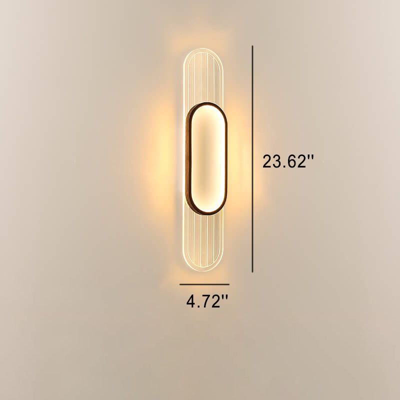 Creative Luxury Ring Acrylic Aluminum LED Wall Sconce Lamp