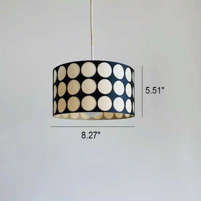 Europäische Vintage minimalistische Eisen-Leder-1-Licht-Pendelleuchte 