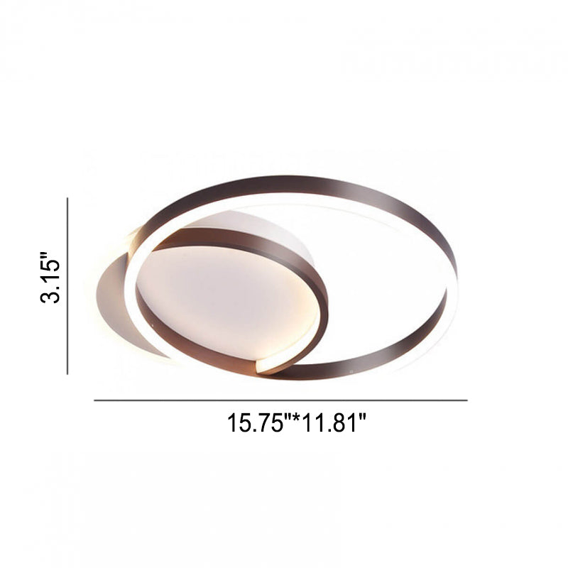 Nordic Creative Circle LED Flush Mount Ceiling Light