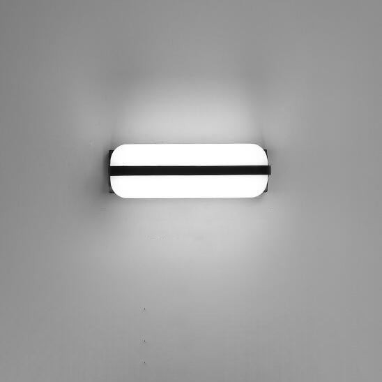 Modern Simplicity PC Box Shape LED Outdoor Wall Sconce Lamp