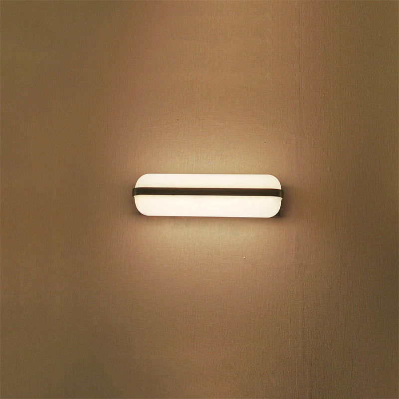 Modern Simplicity PC Box Shape LED Outdoor Wall Sconce Lamp