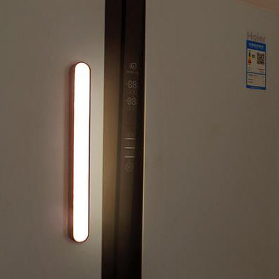 Applique murale LED USB en bois, simplicité moderne, longue barre tactile, éclairage avant pour miroir 