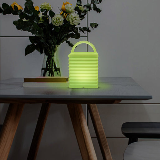 Moderne dekorative Plastiktischlampe der bunten Einkaufstaschen-Form-LED