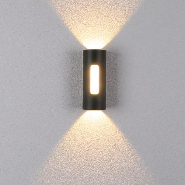 Modern Simplicity Acrylic Cylinder Shape Waterproof LED Outdoor Wall Sconce Lamp