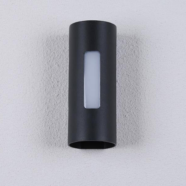 Modern Simplicity Acrylic Cylinder Shape Waterproof LED Outdoor Wall Sconce Lamp