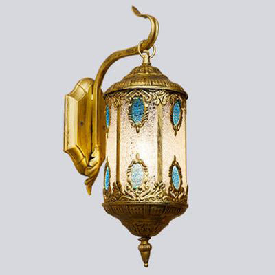 Contemporary Boho Iron Retro Creative Mediterranean Style 1-Light Wall Sconce Lamp