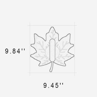 Modern Art Deco Acrylic Maple Leaf Shape LED Creative Wall Sconce Lamp