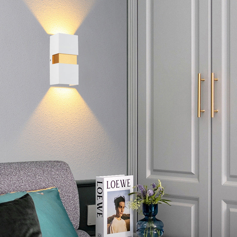 Modern Simple Aluminum Waterproof LED Outdoor Wall Sconce Lamp