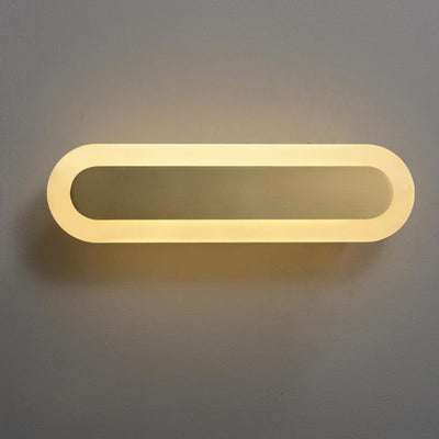 Modern Luxury Brass Ring LED Wall Sconce Lamp