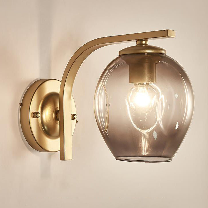 Modern Glass Creative Multi-Style 1-Light Wall Sconce Lamp