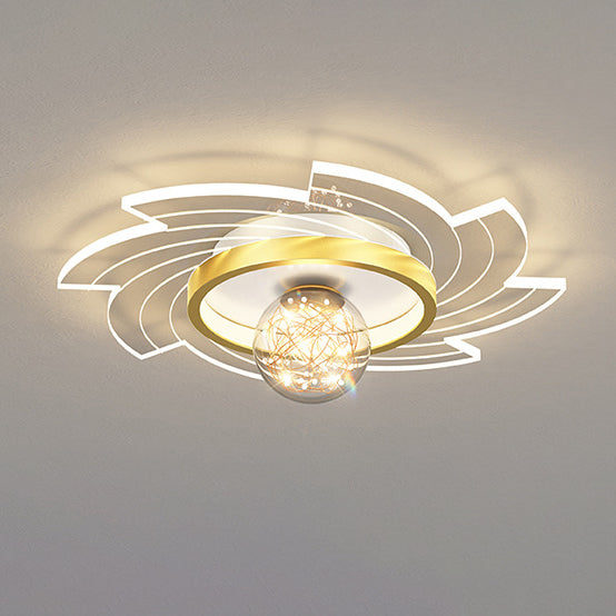 Modern Acrylic Creative Dart Design LED Flush Mount Light