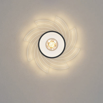 Modern Acrylic Creative Dart Design LED Flush Mount Light