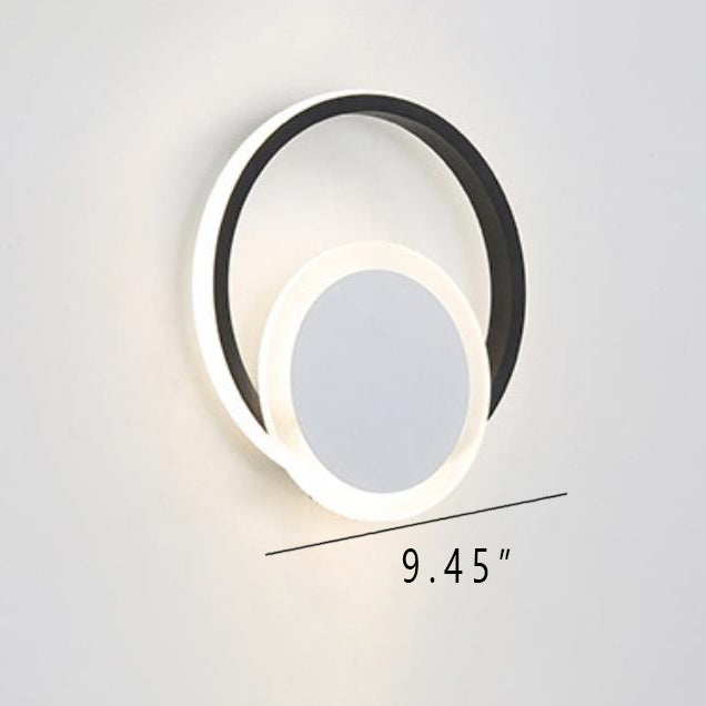 Nordic Simple Ring Combination Design LED Wall Sconce Lamp