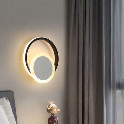 Nordic Simple Ring Combination Design LED Wall Sconce Lamp